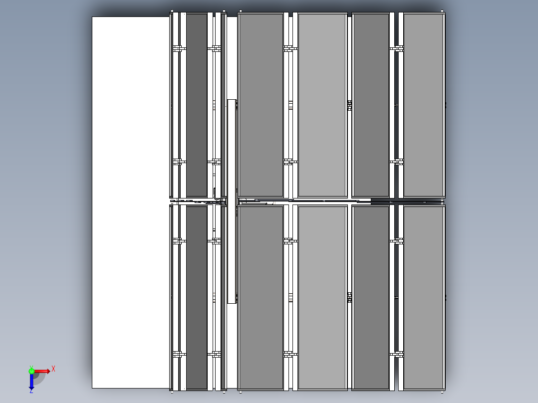 lunar-torch可折叠月球车太阳能板3D数模图纸 Solidworks设计俯视图
