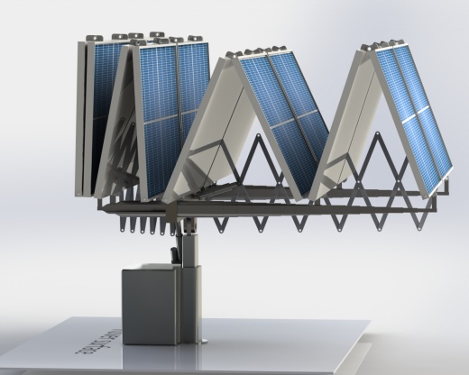 lunar-torch可折叠月球车太阳能板3D数模图纸 Solidworks设计缩略图