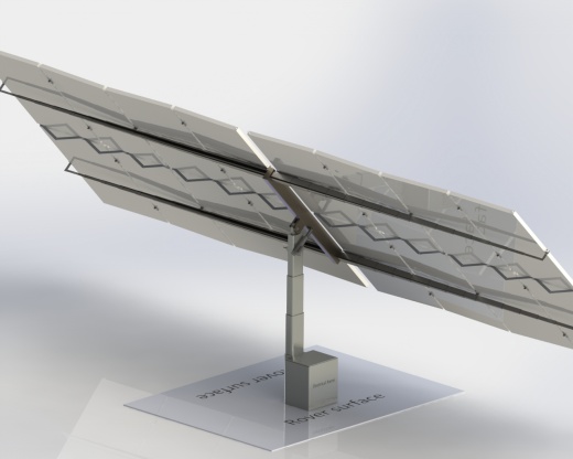 lunar-torch可折叠月球车太阳能板3D数模图纸 Solidworks设计缩略图