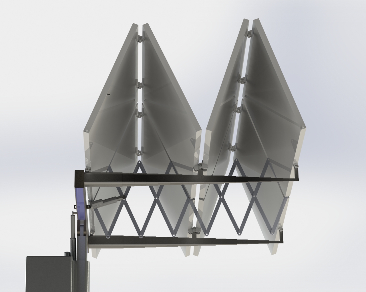 lunar-torch可折叠月球车太阳能板3D数模图纸 Solidworks设计