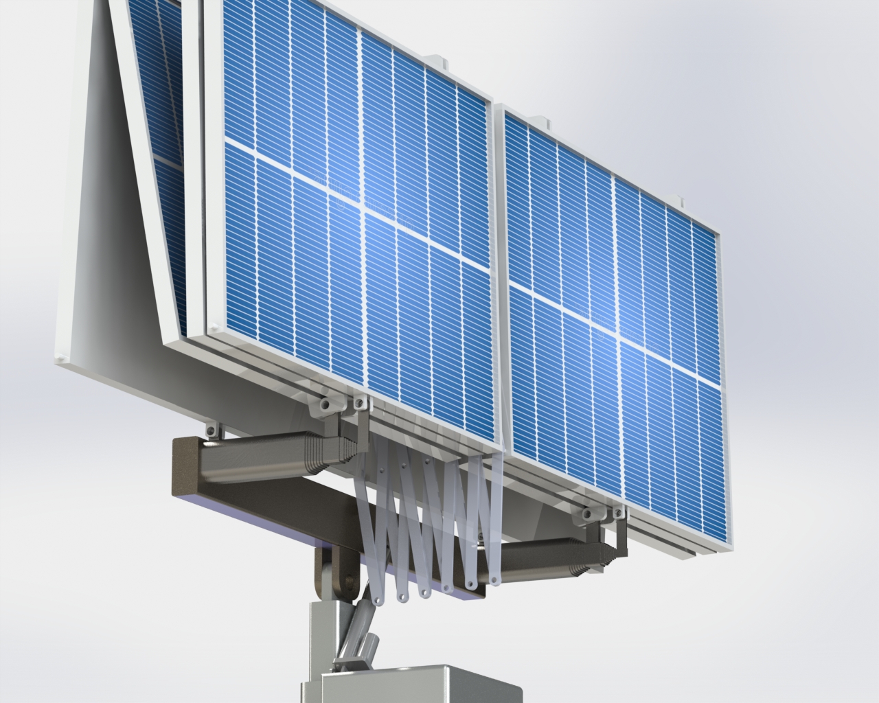 lunar-torch可折叠月球车太阳能板3D数模图纸 Solidworks设计