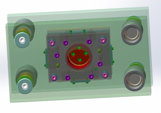 上下四导柱复合冲裁模具缩略图