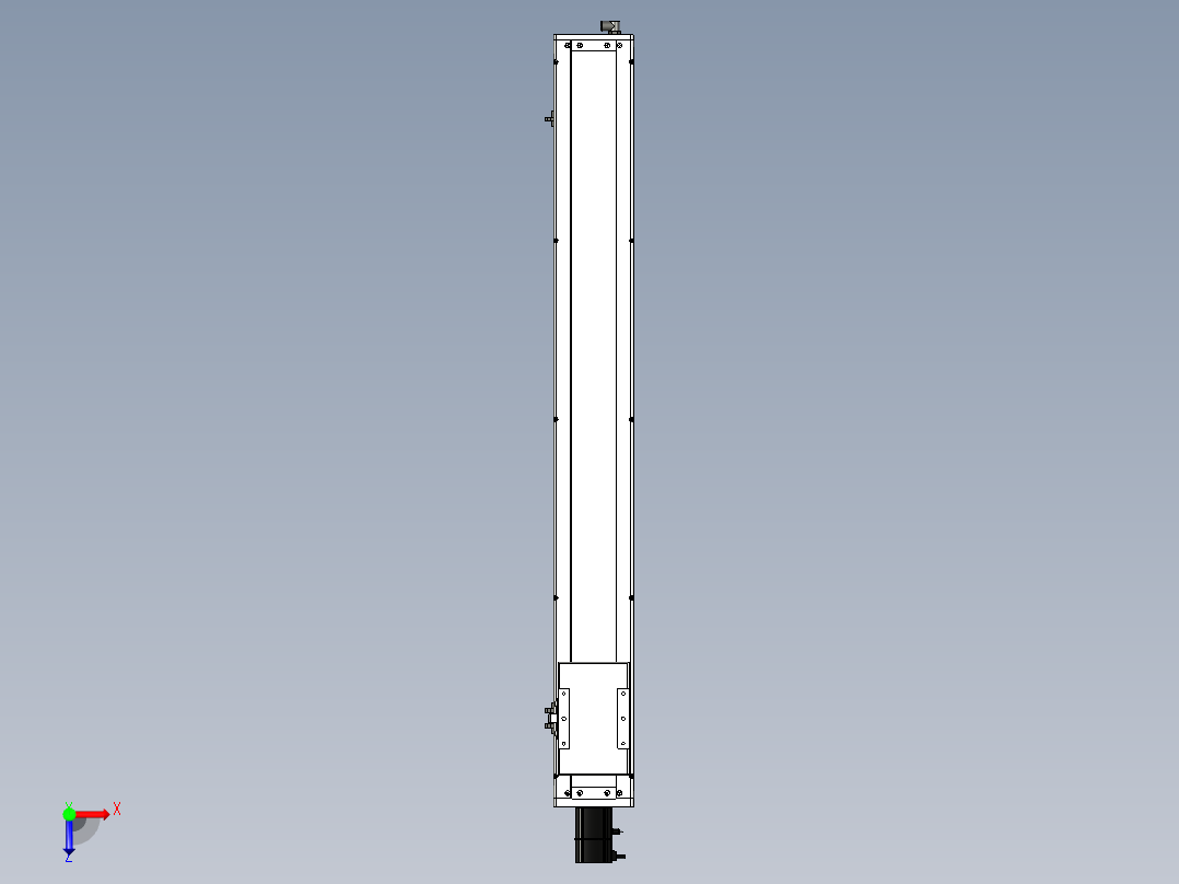 Toyo东佑达直线模组-ECH14-1000-BC-200W-C4反俯视图