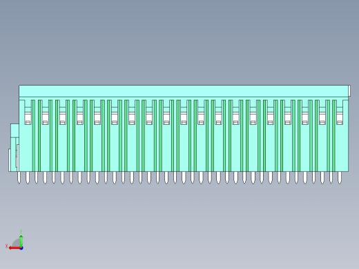 DEGSON DG500 系列 5.05.087.62mm 接线端子-DG500A-5.08-38P-14-00AH后视缩略图