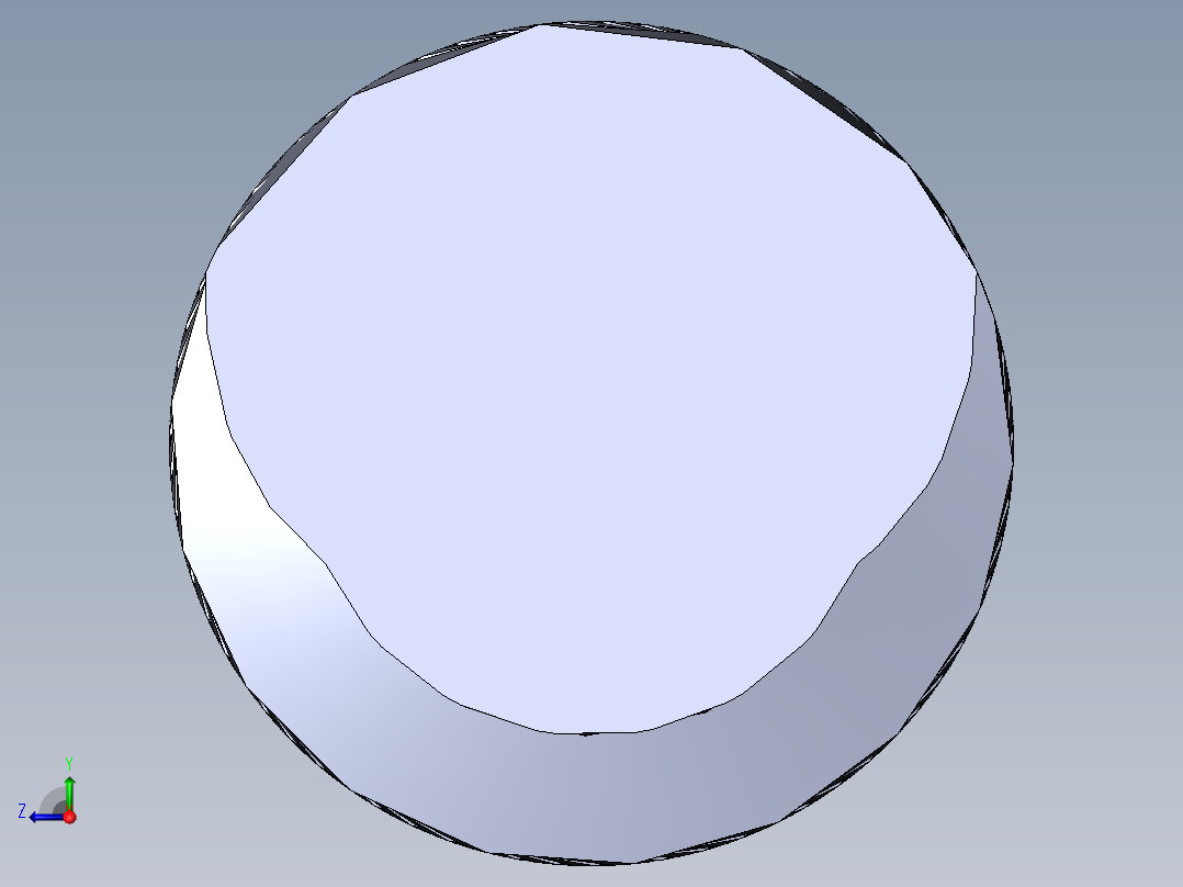 公制 （ISO） 梯形螺钉-TR26x8x200.SLDPRT右视图