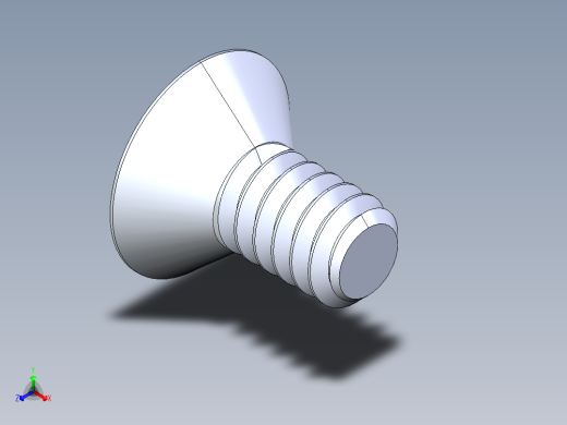 锥形内六角头螺钉-FHCS 10-24 x 0.375