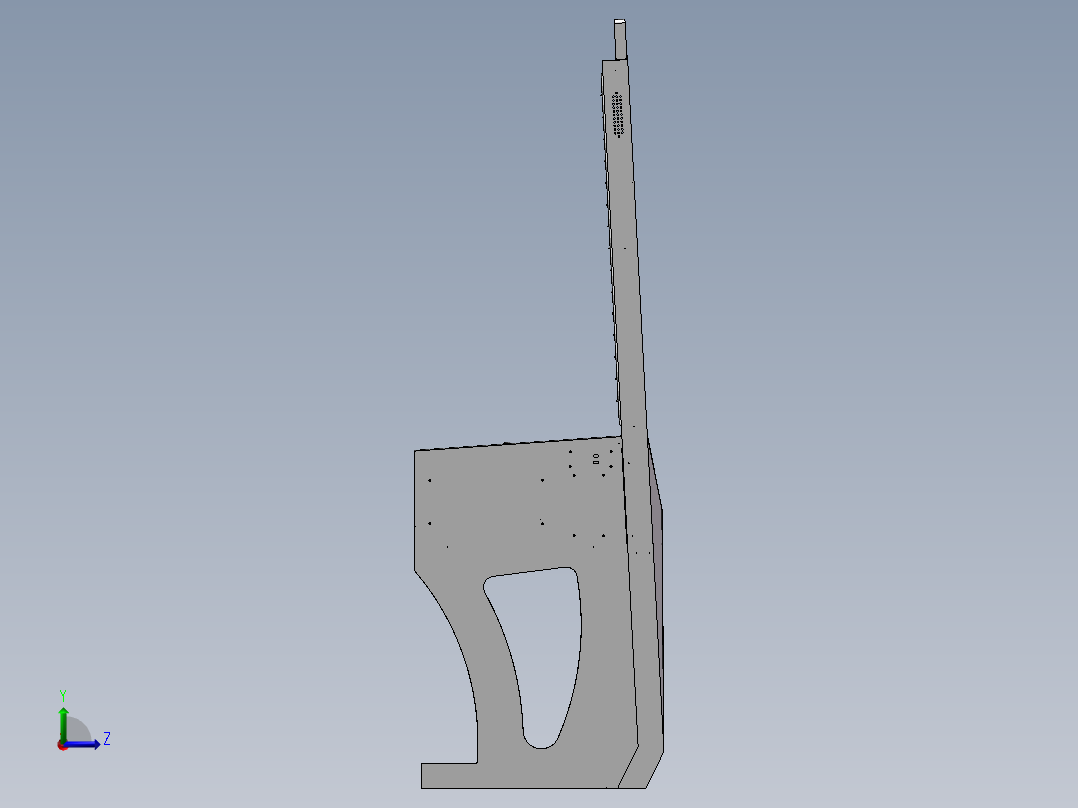 广告查询机左视图