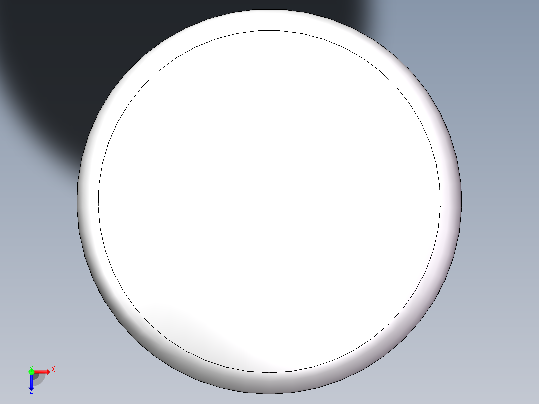 THB碟形封头DN700俯视图