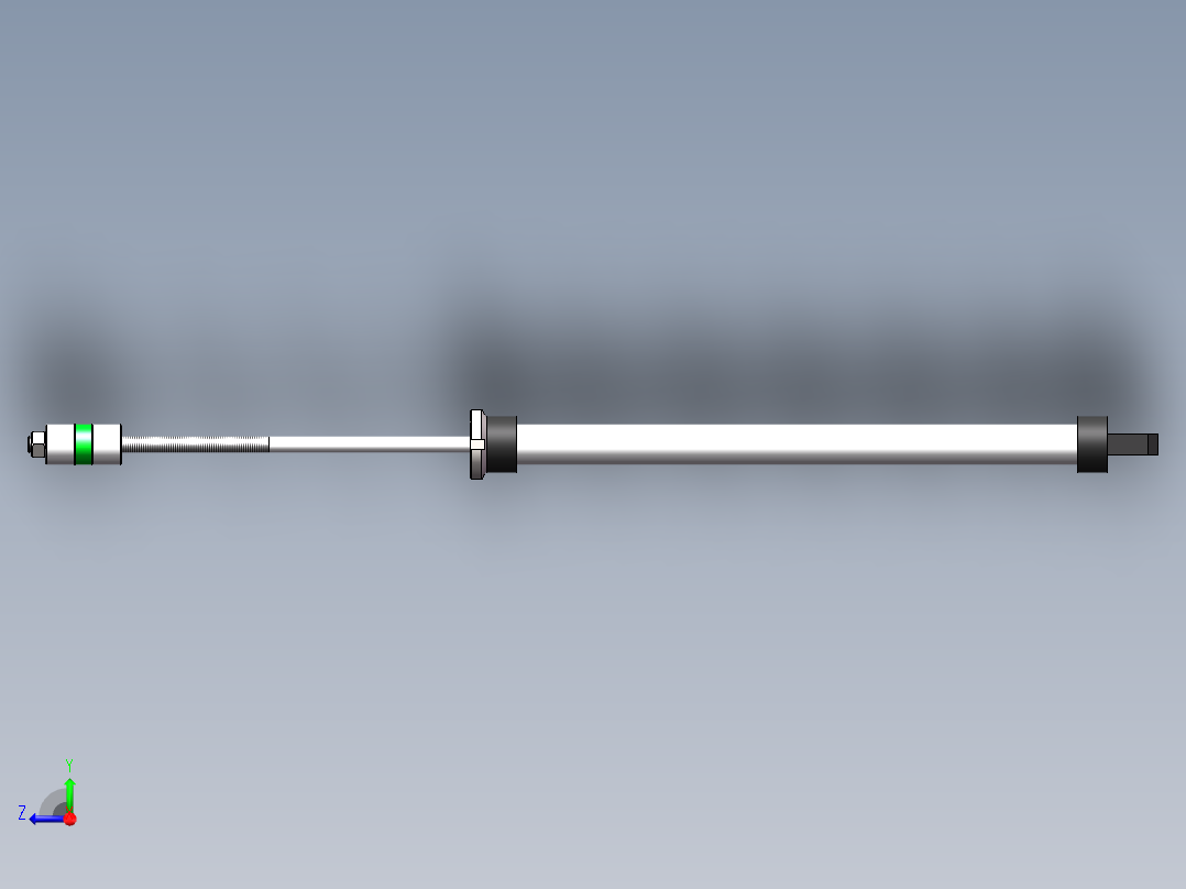 Q209-小轿车后备箱的开启结构设计【三维SolidWorks】右视图