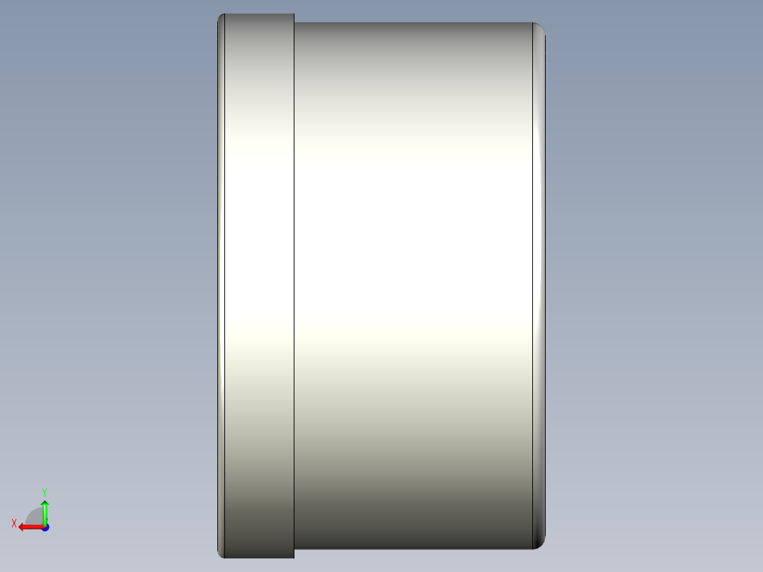 重力指示器GA11,GA12-3D多系列多零件图纸模型后视图