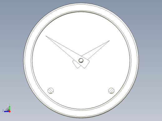 重力指示器GA11,GA12-3D多系列多零件图纸模型右视缩略图