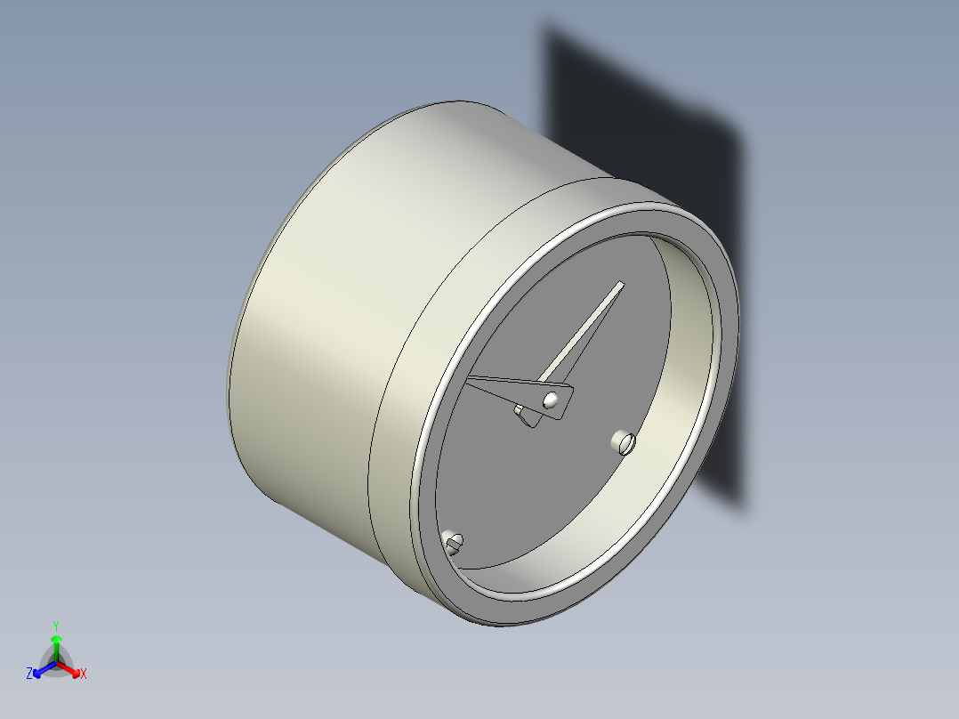 重力指示器GA11,GA12-3D多系列多零件图纸模型正等轴测图