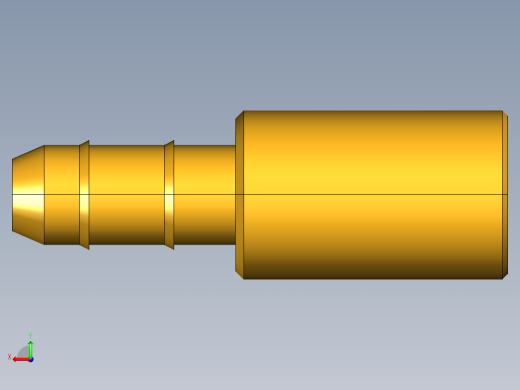 工业通用螺蚊管倒齿式工业硬管接头Solder Connector 238-4-4后视缩略图