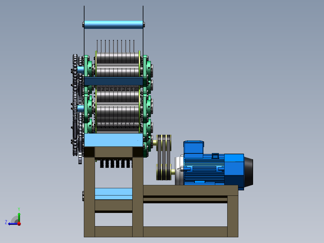 剥叶机剥离器1443111右视图