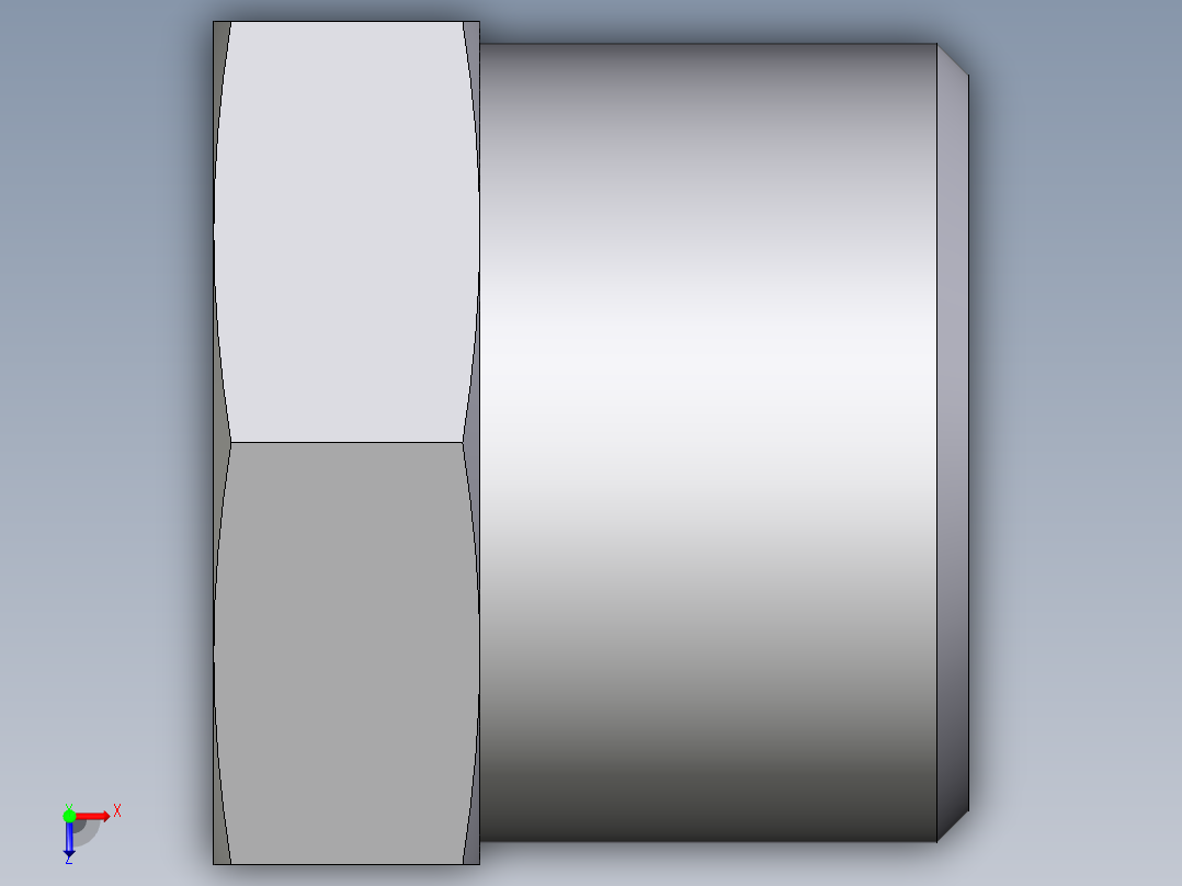 卡套式工业通用硬管接头EO_Blanking_plug_for_tube_ends_ROV12LCFX俯视图