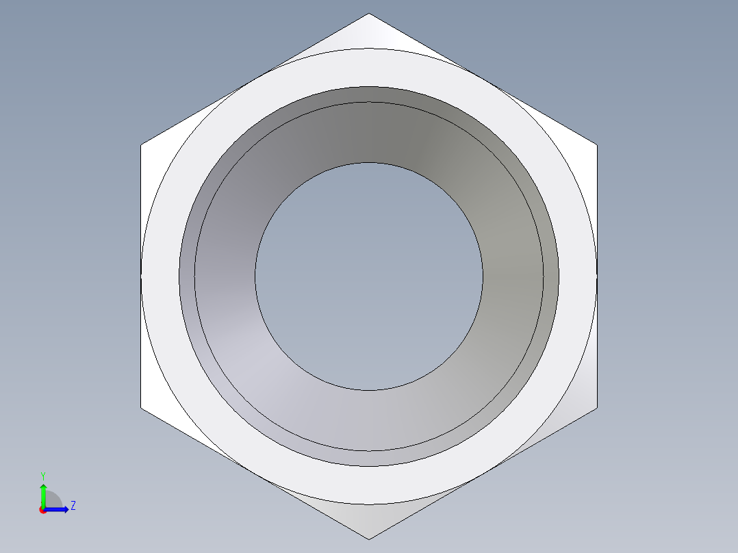 卡套式工业通用硬管接头EO_Nut_EO_24__Cone_end_M12SCFX左视图