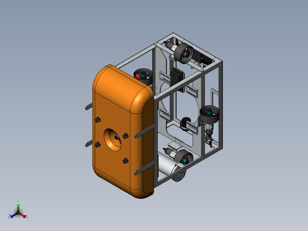 组装正等轴测图