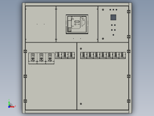 变电站机箱前视缩略图