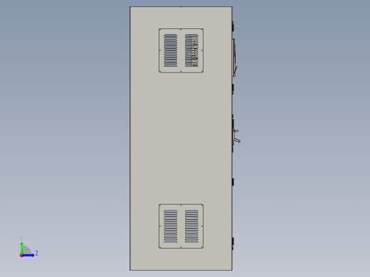 变电站机箱左视缩略图