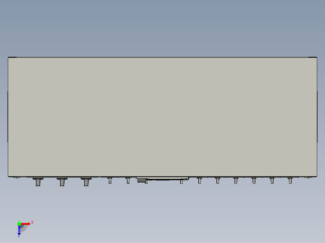 变电站机箱俯视图