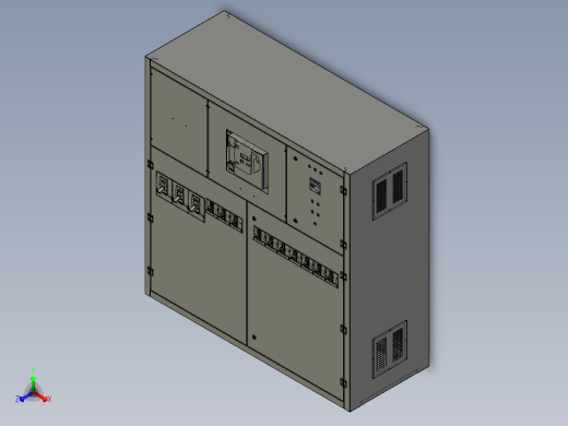 变电站机箱正等轴测缩略图