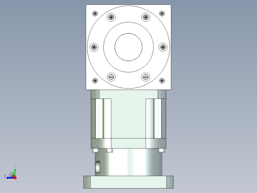 换向器PW170单轴 PLX142-L1 35-114.3-200-M12.stp右视缩略图
