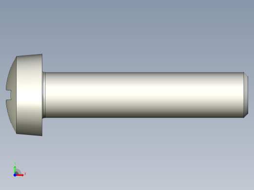 Cross_recessed_head-M10-45-40-8-18-12.stp螺钉-前视缩略图