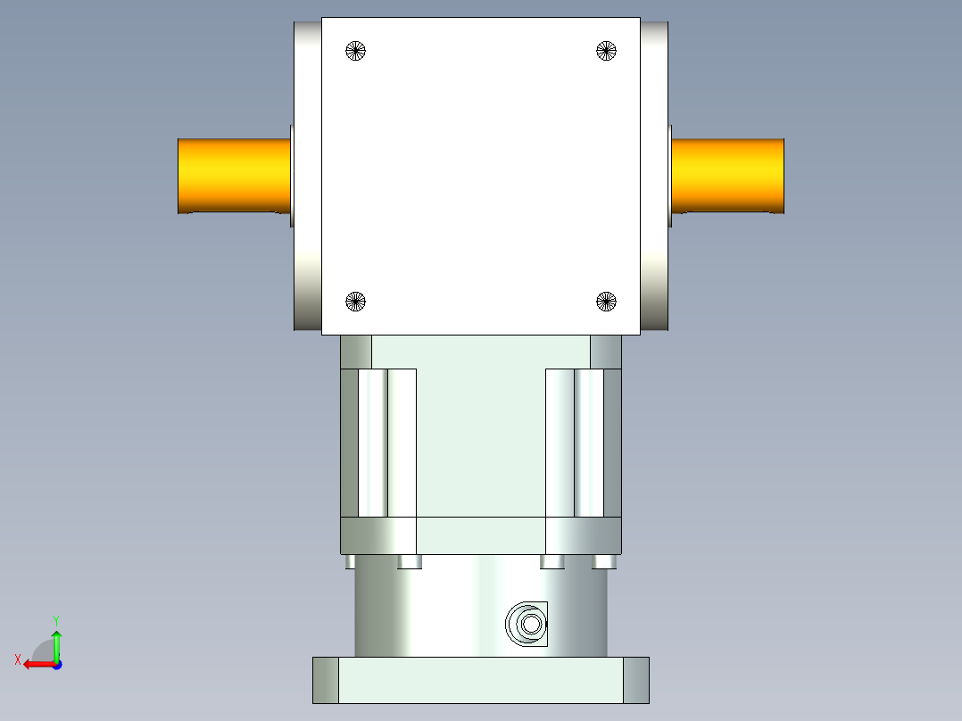 换向器PW170双轴 PLX142-L1 35-114.3-200-M12.stp后视图