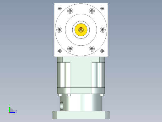 换向器PW170双轴 PLX142-L1 35-114.3-200-M12.stp左视缩略图