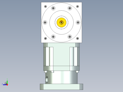 换向器PW170双轴 PLX142-L1 35-114.3-200-M12.stp右视缩略图