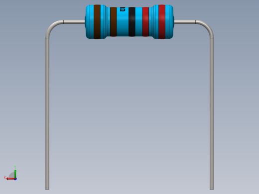 电容器 二极管 电阻器-Resistor 2.2K Ohm 1 Watt后视缩略图