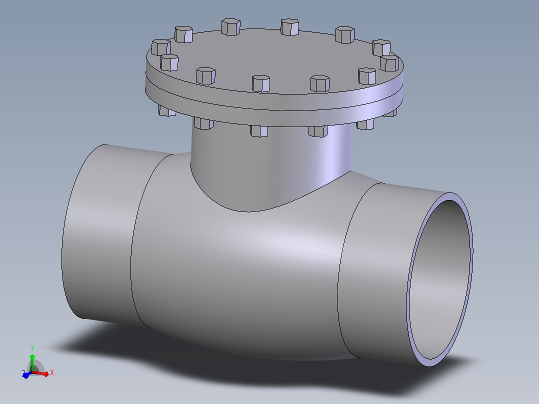 swing check valve bw - 150-2500主视图