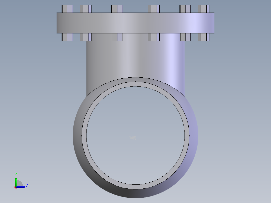 swing check valve bw - 150-2500左视图