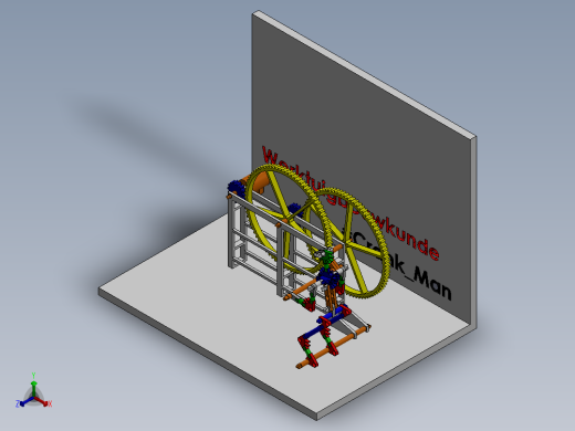摇齿轮的怪人正等轴测缩略图
