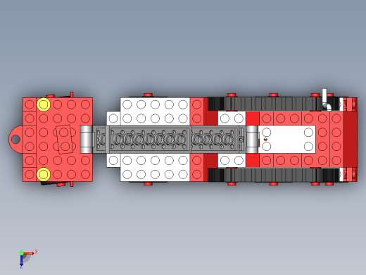 乐高 337-377 卡车带起重机lego-337-truck-with-crane-SW俯视缩略图