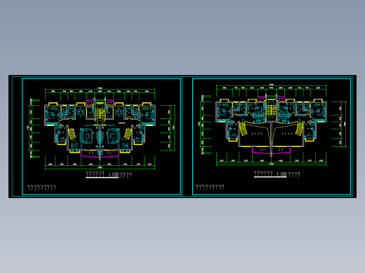 复合室住宅楼平面方案