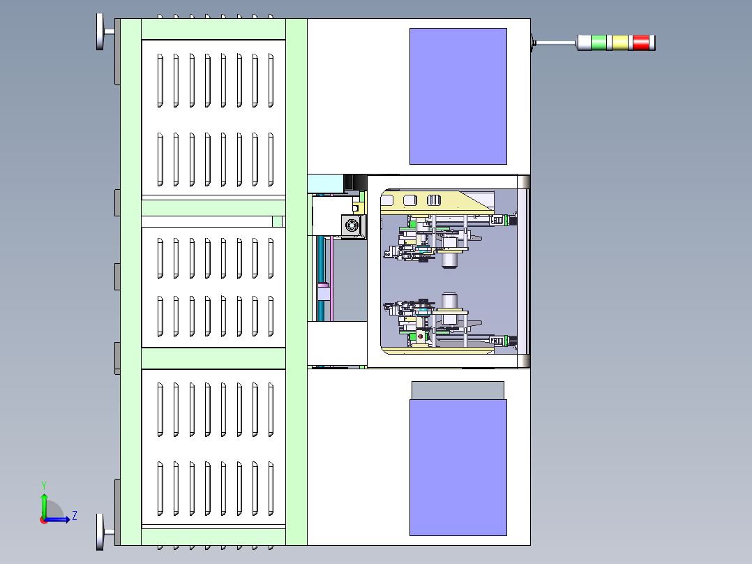 自动双头锁付组装一体机sw16左视图