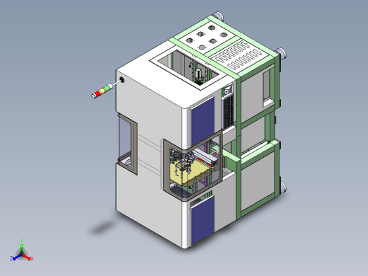 自动双头锁付组装一体机sw16正等轴测缩略图