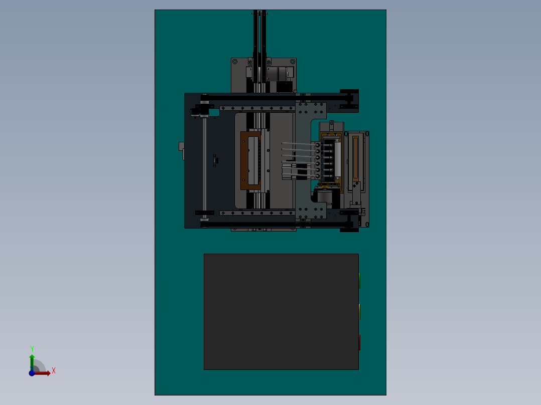 不锈钢片自动点焊成型机sw17前视图