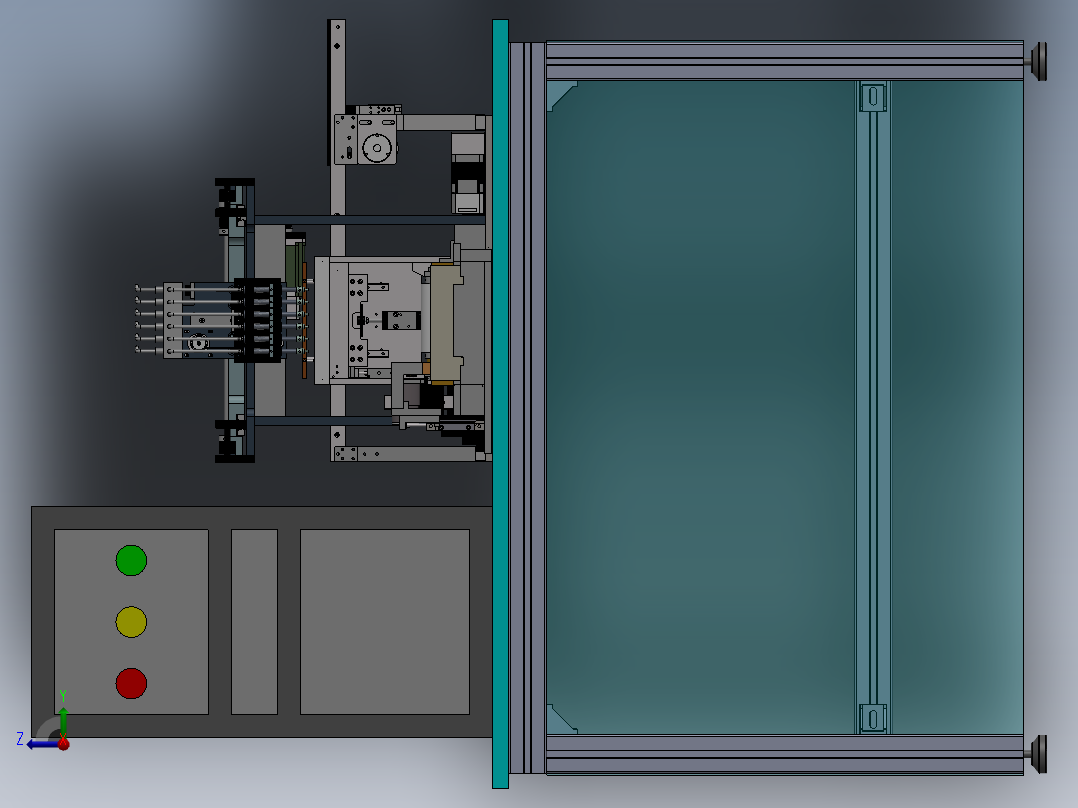 不锈钢片自动点焊成型机sw17右视图