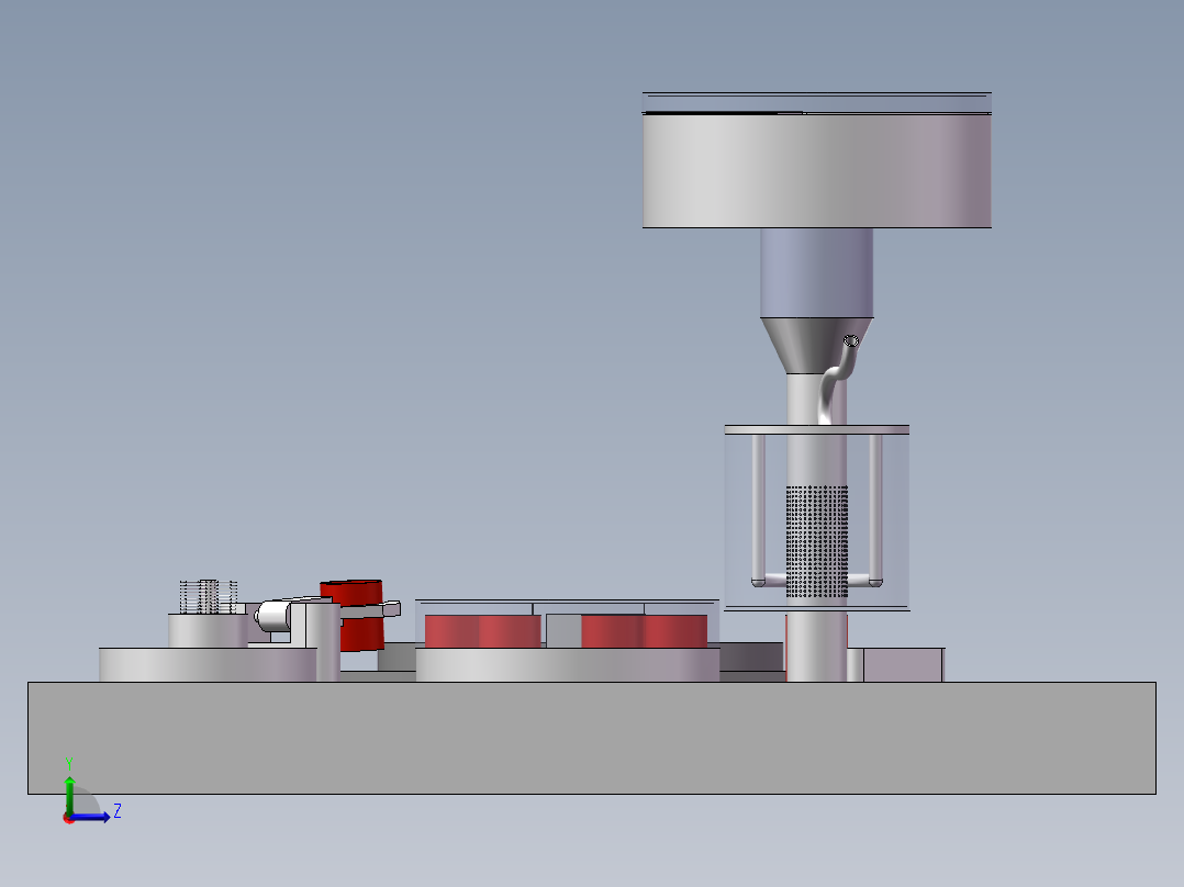 一体化全自动智能煮咖啡泡茶机sw18可编辑左视图
