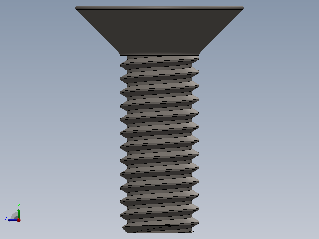 Screw_ISO_10642_M3.5x10_A2.SLDPRT右视图