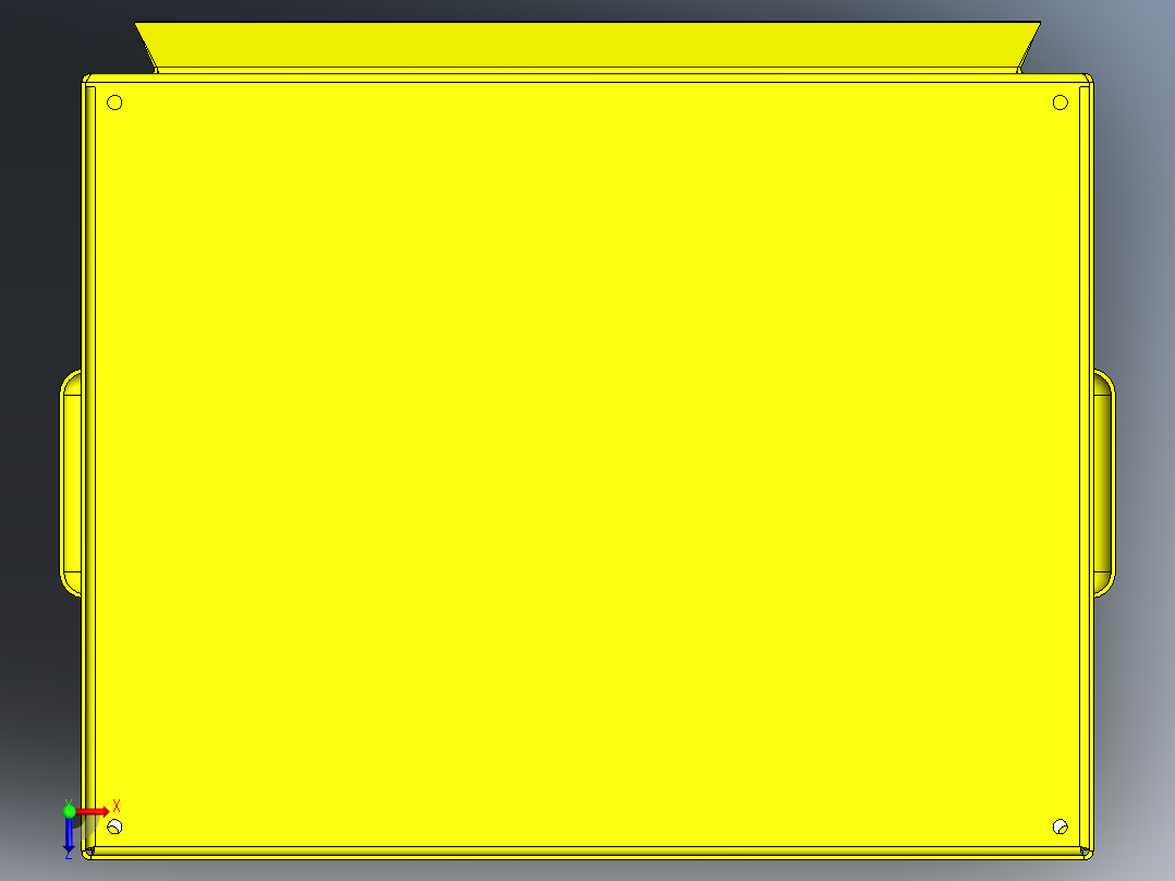 电控柜、铝电池盒俯视图