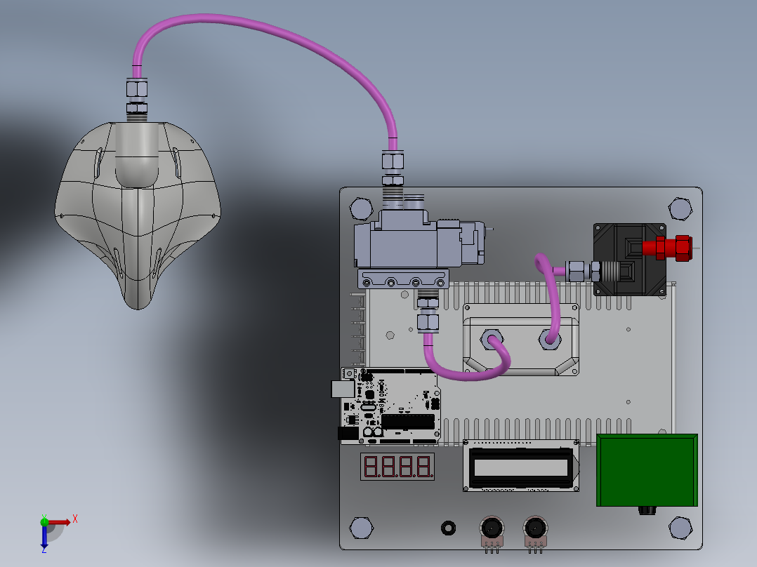 A2004002-呼吸机俯视图