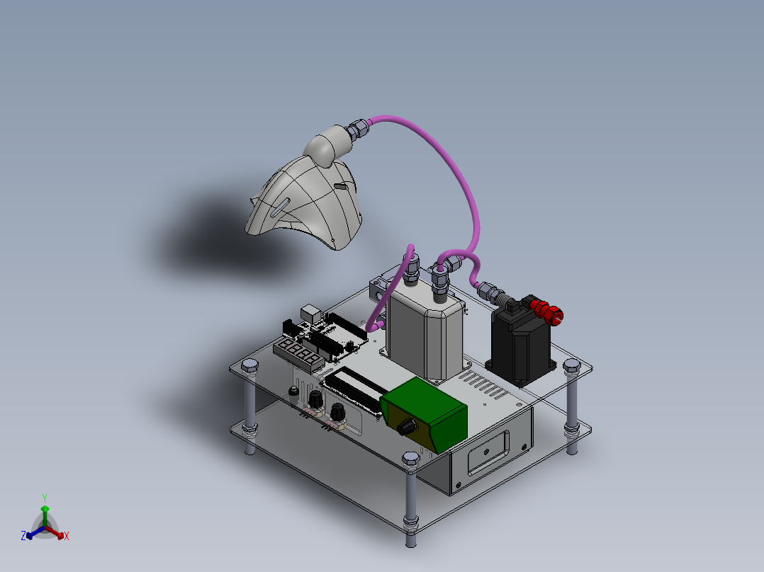 A2004002-呼吸机正等轴测图