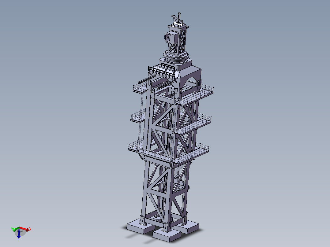 HJ-2830 海上风电塔筒吊装导向架