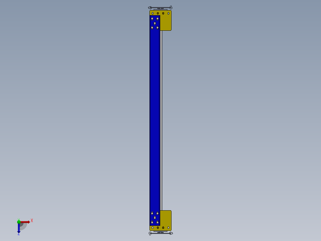 降落伞制动系统俯视图