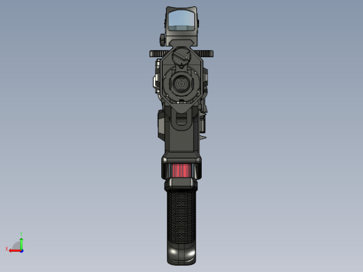 手枪左轮冲锋枪老式狙击步枪设计3D图纸perun-pistol-1 STP后视缩略图