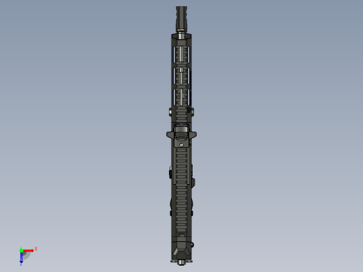 手枪左轮冲锋枪老式狙击步枪设计3D图纸perun-pistol-1 STP俯视缩略图