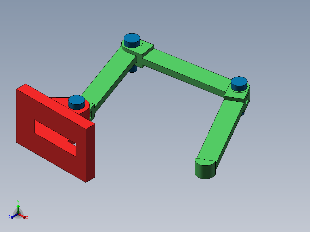 结构设计正等轴测图